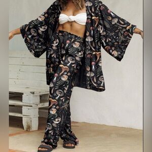 ⭐️Mushrooms Fairyland Forest Printed Kimono Casual Set⭐️